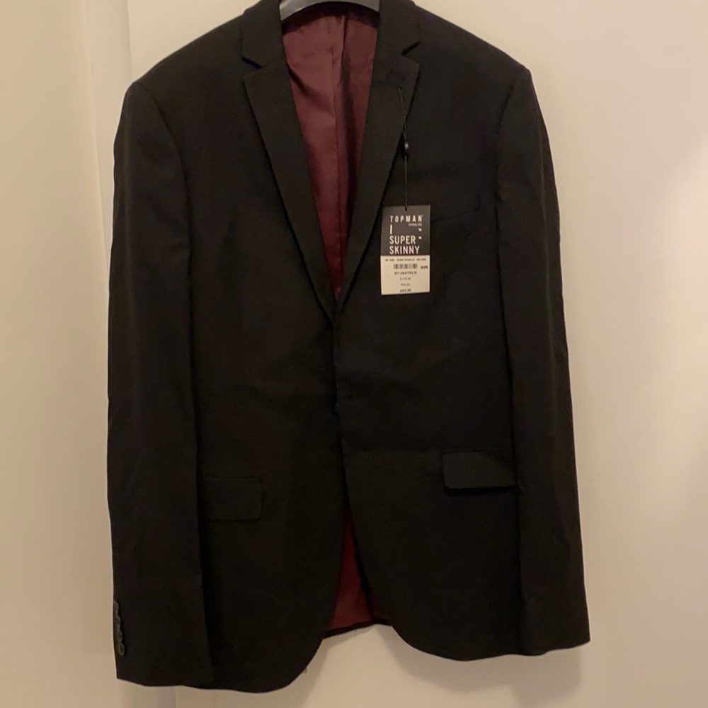 NWT Topman Super Skinny Suit Jacket